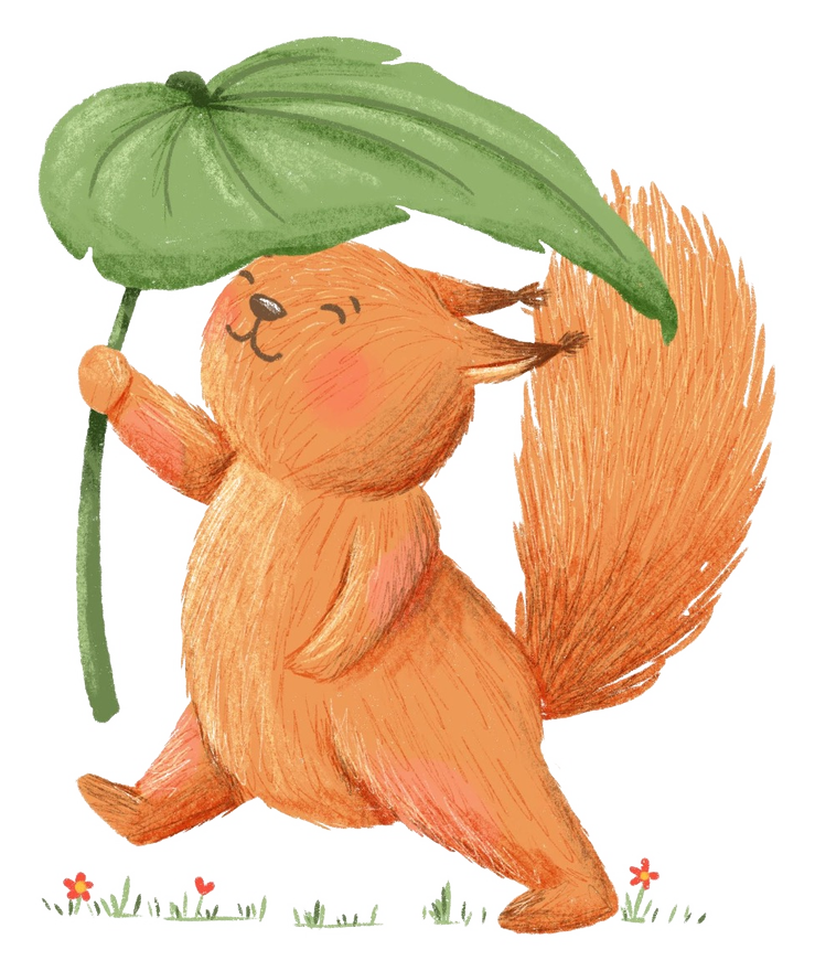 ÕUEMINUTID orava illustratsioon